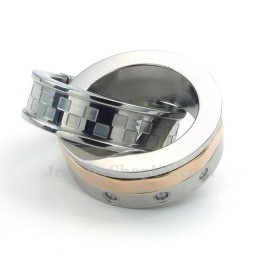 Náhrdelník S Príveskom Eternal Love Titanium Couples Interlocking Rings (Retiazka Zadarmo) (Jeden Pár)