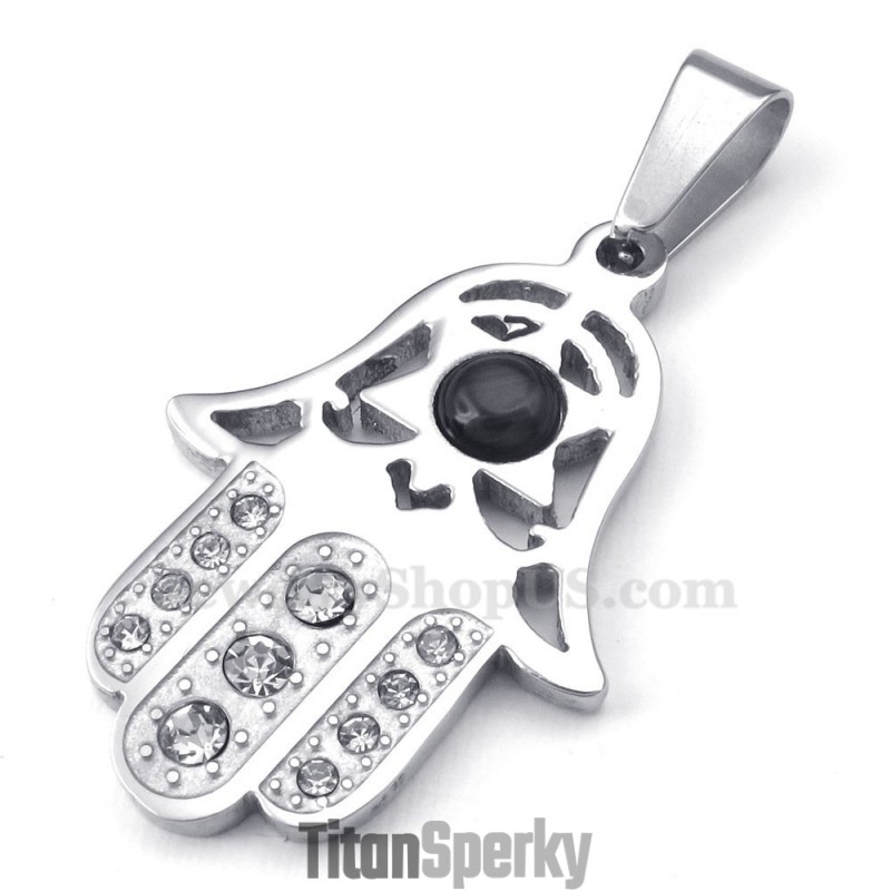 Nádherný Titánový Náhrdelník S Príveskom Na Ruku (Retiazka Zadarmo)