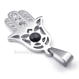 Nádherný Titánový Náhrdelník S Príveskom Na Ruku (Retiazka Zadarmo)