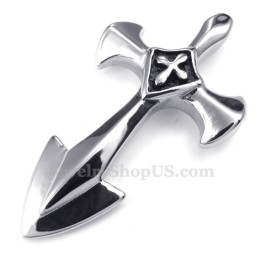 Titánový Náhrdelník S Krížom (Retiazka Zadarmo)