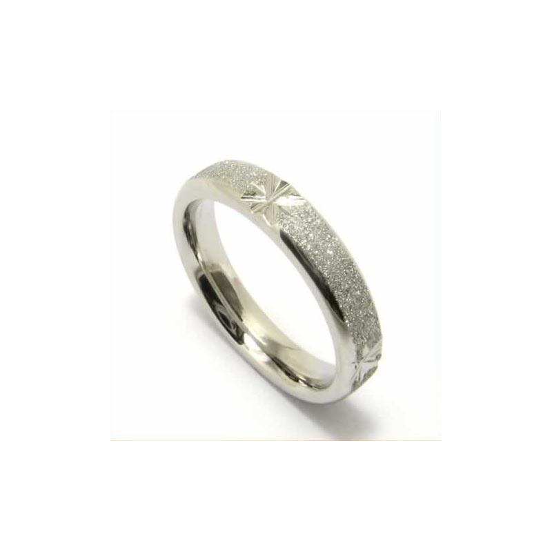 Prsteň Z Brúseného Titánu S Priemerom 4 Mm