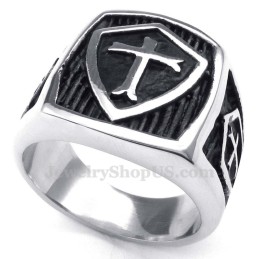 Titánový Krížový Prsteň
