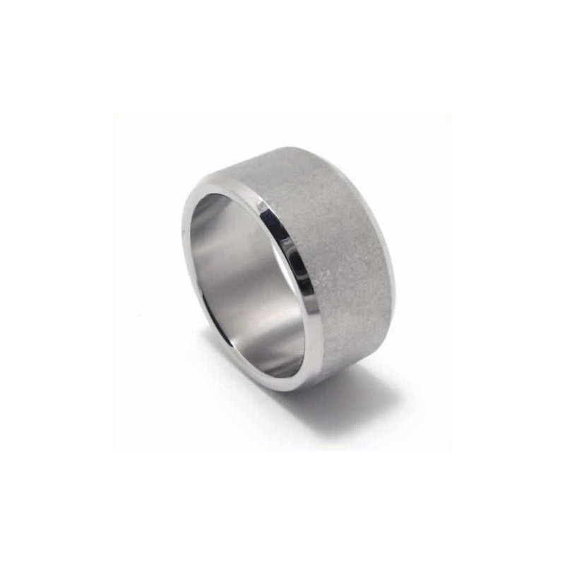 Titánový Prsteň S Brúseným Povrchom, 6 Mm