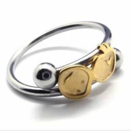 Zlatý Prsteň S 8 Mm Titánovou Stuhou Fruit Love