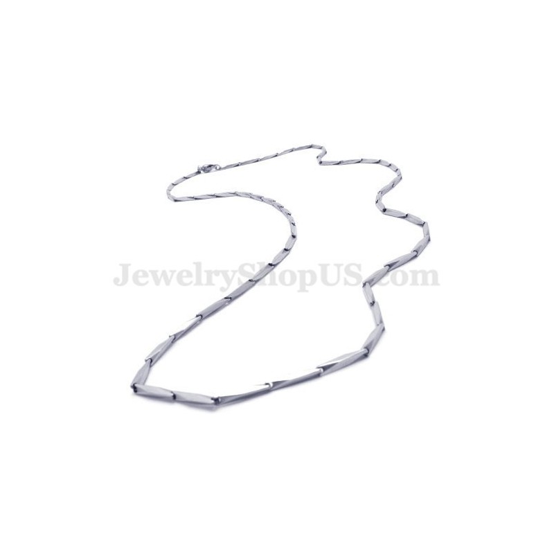 Vynikajúci Strieborný Pánsky Titánový Náhrdelník S Retiazkou