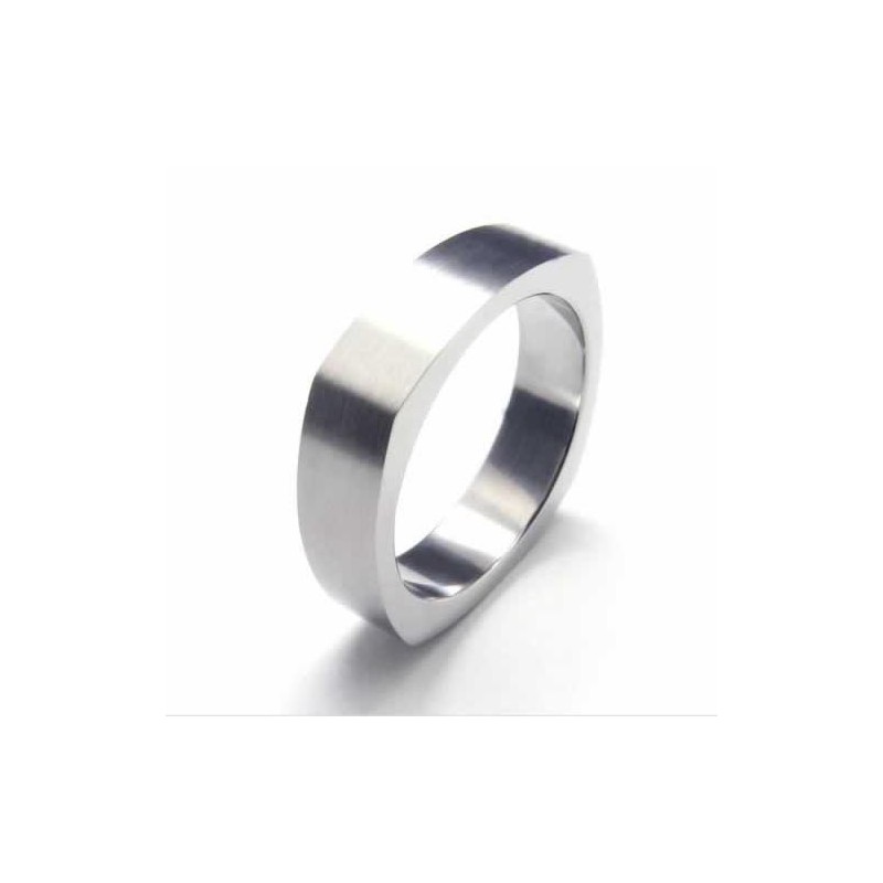 5 Mm Unisex Prsteň Z Čistého Titánu