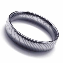 Dámsky Strieborný Titánový Prsteň 4 Mm