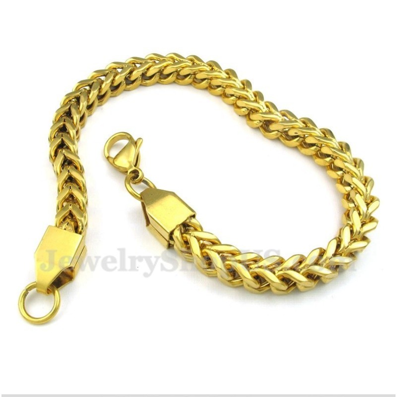 Pánsky Titánový Čierny Náramok