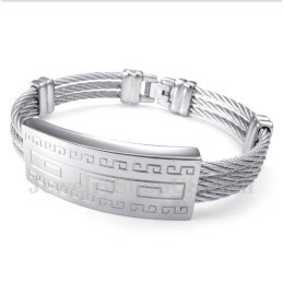 Pánsky Titánový Náramok S Káblom