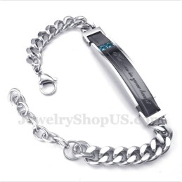 Pánsky Titánový Diamantový Náramok Pre Páry Pre Neho