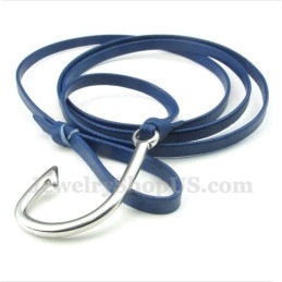 Pánsky Titánový Kožený Náramok