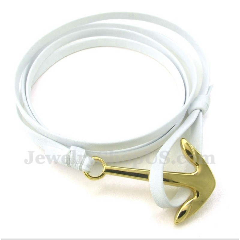 Pánsky Titánový Kožený Náramok