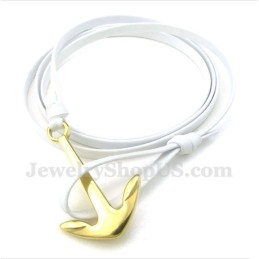 Pánsky Titánový Kožený Náramok