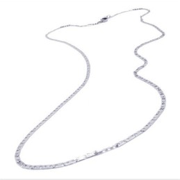 19,7-Palcový Jemný Titánovo-Strieborný Náhrdelník