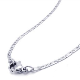 19,7-Palcový Jemný Titánovo-Strieborný Náhrdelník