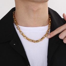 Rockový Hip-Hopový Štvorcový Titánový Náramok Pre Mužov