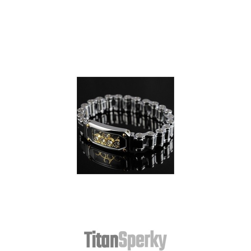 Pánske Titánové Diamantové Náramky Pánske Titánové Diamantové Náramky