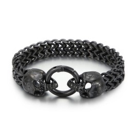 Pánsky Náramok Cool Skull Titanium