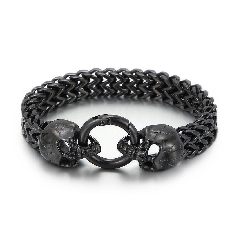 Pánsky Náramok Cool Skull Titanium Pánsky Náramok Cool Skull Titanium