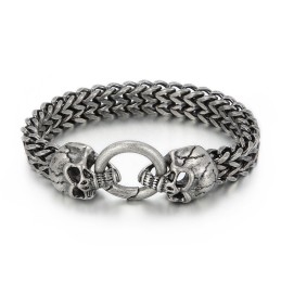 Pánsky Náramok Cool Skull Titanium