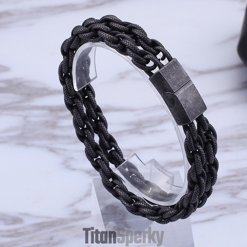 Pánsky Titánový Typ Pánsky Titánový Náramok Black Day Pánsky Titánový Typ Pánsky Titánový Náramok Black Day