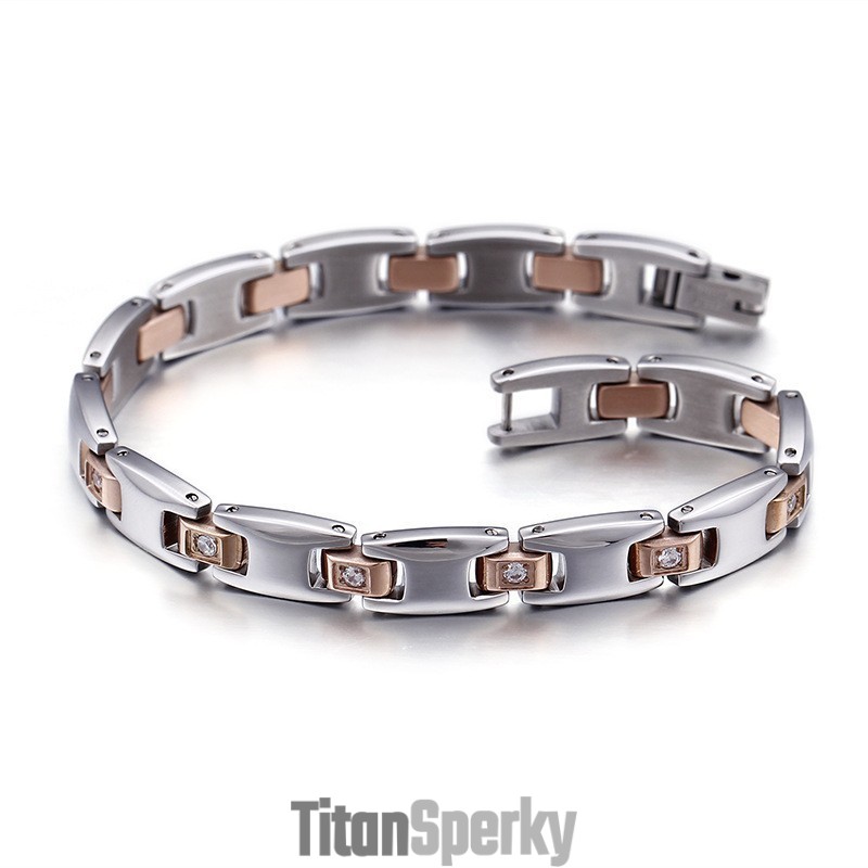 Párové Náramky Módny Trendy Pánsky Titánový Náramok