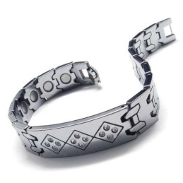 Pánsky Náramok Z Karbidu Volfrámu, Šírka 12 Mm S Diamantmi