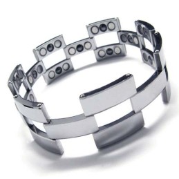 Módny Pánsky Náramok Z Karbidu Volfrámu So Šírkou 22 Mm