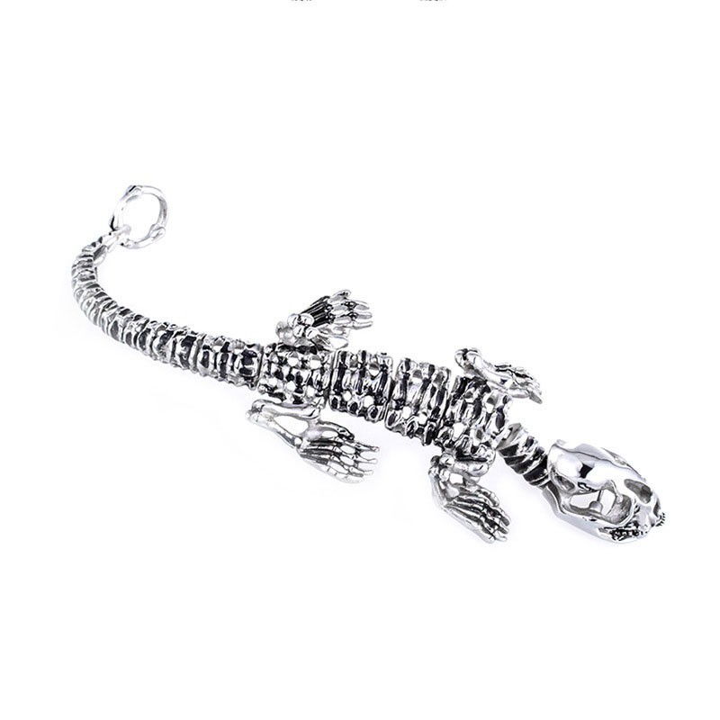 Retro Prehnaný Štýlový Titánový Náramok S Dinosaurom V Elegantnom Štýle Pre Mužov Retro Prehnaný Štýlový Titánový Náramok S Dinosaurom V Elegantnom Štýle Pre Mužov