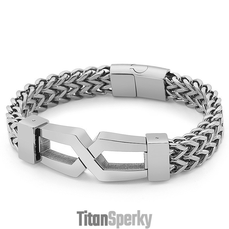 Pánsky Titánový Náramok Tide Hip-Hop Glasses