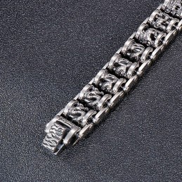 Pánsky Titánový Náramok Retro Cool Dragon Bike Chain