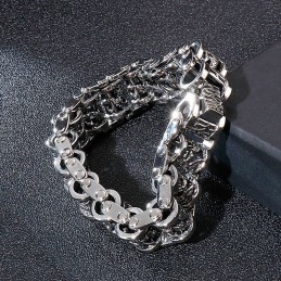 Pánsky Titánový Náramok Retro Cool Dragon Bike Chain