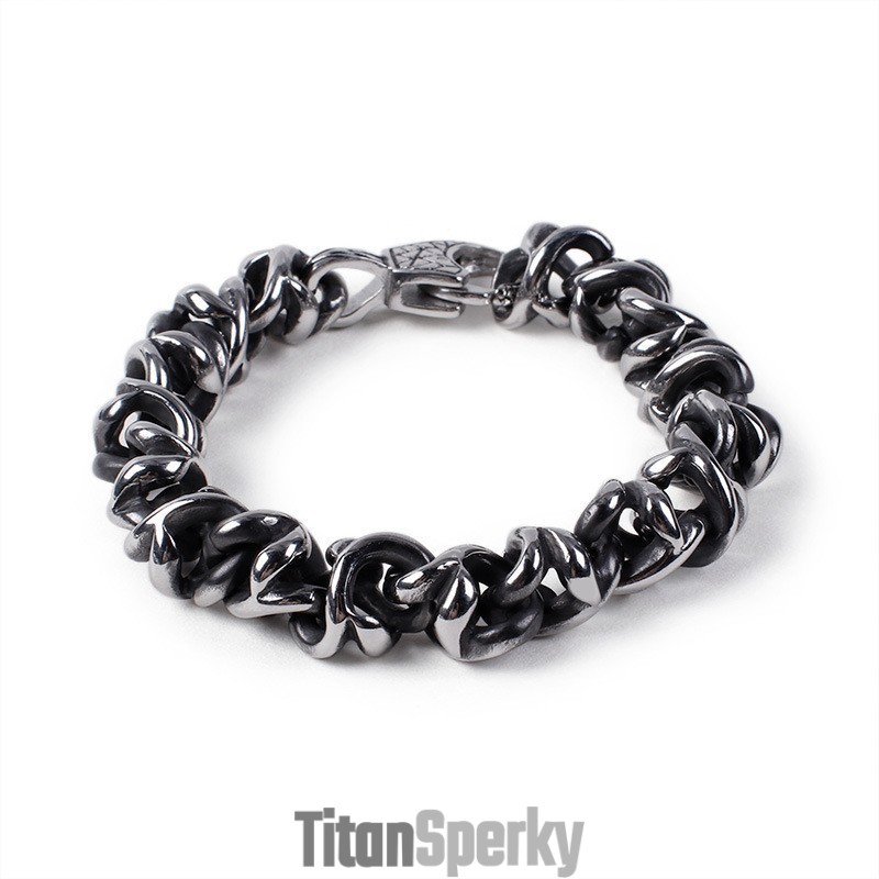 Alternatívne Elegantné Pánske Náramky Štýlové Titánové Náramky S Lebkou