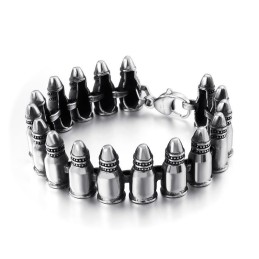 Elegantné Gotické Rockové Doplnky, Pánske Náramky Bullet