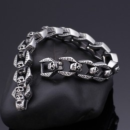 Náramky Chic Wind Skull, Titánové Náramky Tide Men