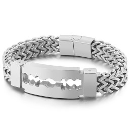 Titánový Náramok S Vákuovým Pokovovaním Blade Curved Pre Mužov