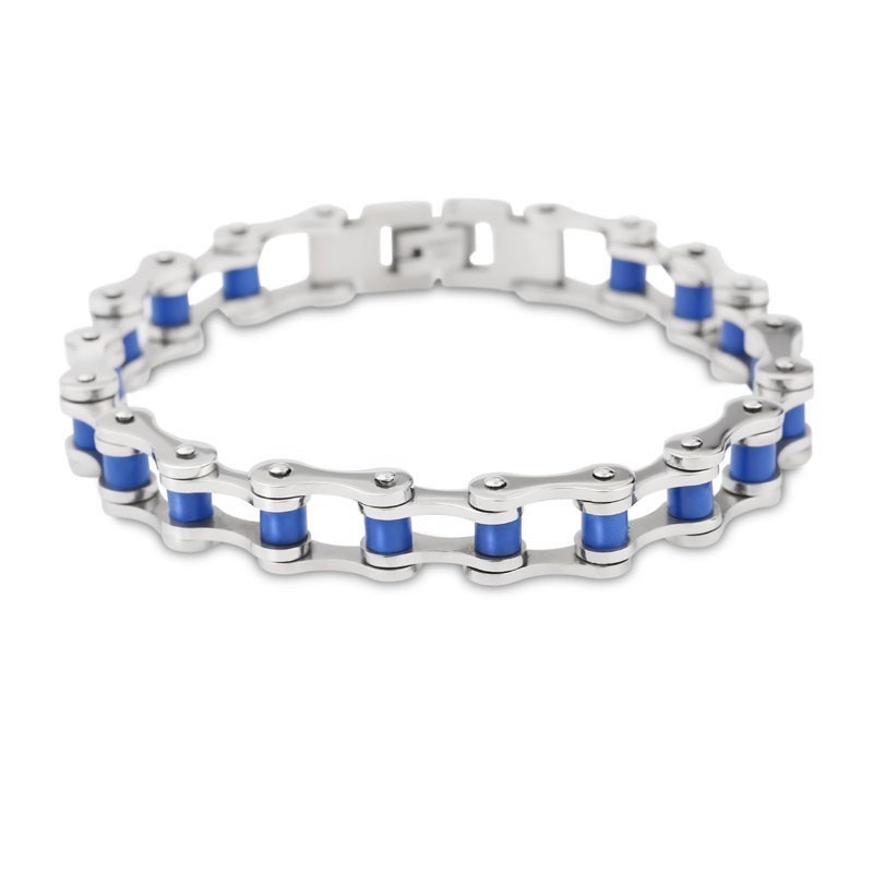 Pánsky Tenký Cyklistický Náramok S Titánovým Efektom Tide V Módnom Elegantnom Štýle