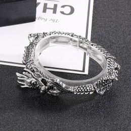 Štýlový Elegantný Titánový Náramok So Zverokruhom Dragon Pre Mužov