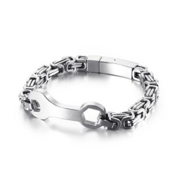 Pánsky Titánový Náramok Fashion Wrench Emperor Chain