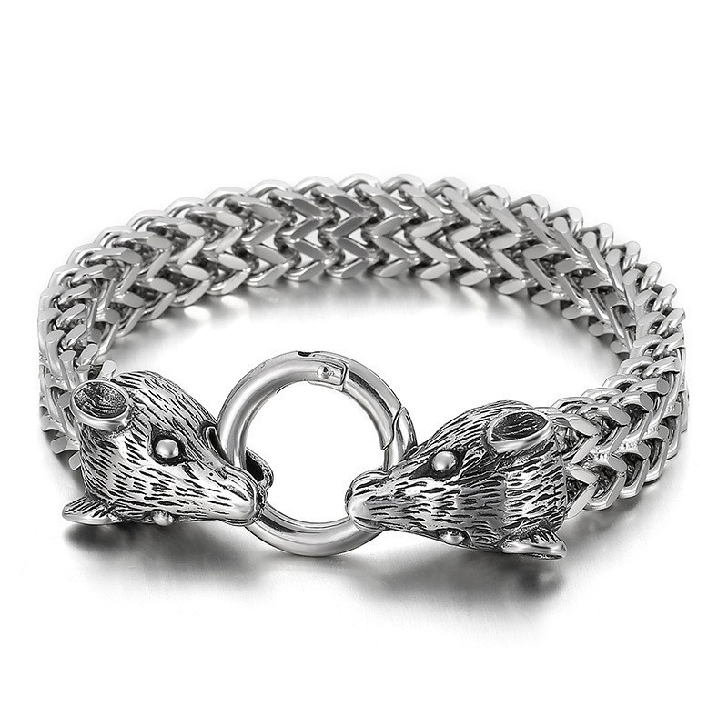 Pánsky Titánový Náramok Zodiac Fashion Steel Color Pánsky Titánový Náramok Zodiac Fashion Steel Color
