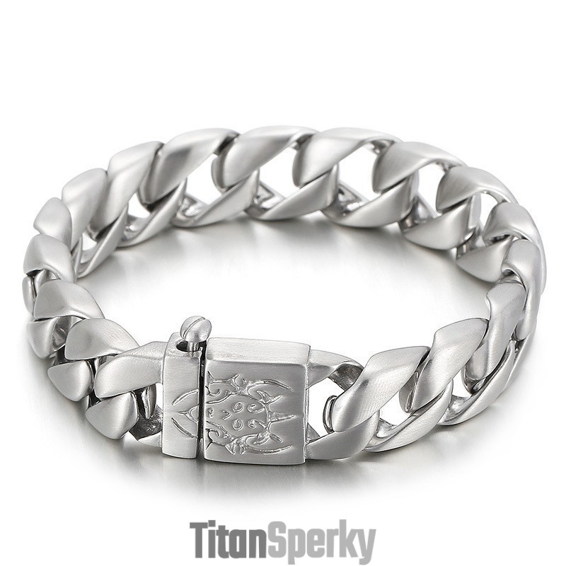 Módne Trendy Hip-Hop Pánsky Titánový Celooceľový Farebný Náramok