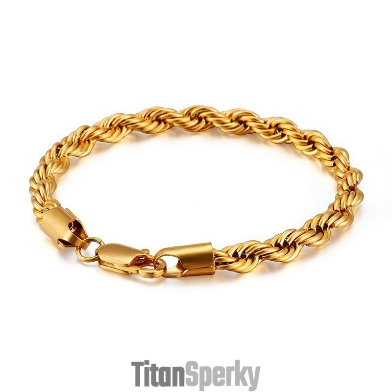 Pánsky Elegantný Titánový Náramok S Lebkou Na Predaj