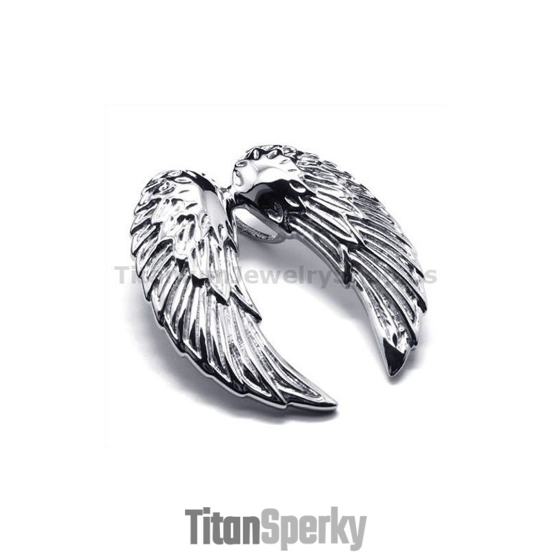 Titánový Prívesok Anjelské Krídla - Retiazka Zadarmo