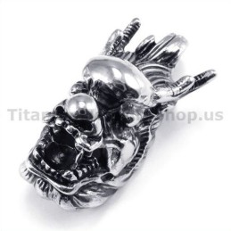 Titánový Prívesok S Long Hlavou - Retiazka Zadarmo