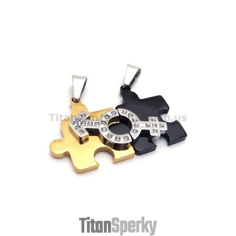 Prívesky Z Titánu Pre Milovníkov Skladačiek S Retiazkami Bez Diamantov