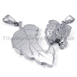 Prívesky Love You Titanium Lovers S Retiazkami Bez Diamantov