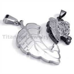 Prívesky Love You Titanium Lovers S Retiazkami Bez
