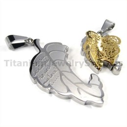 Prívesky Love You Titanium Lovers S Retiazkami Bez Diamantov