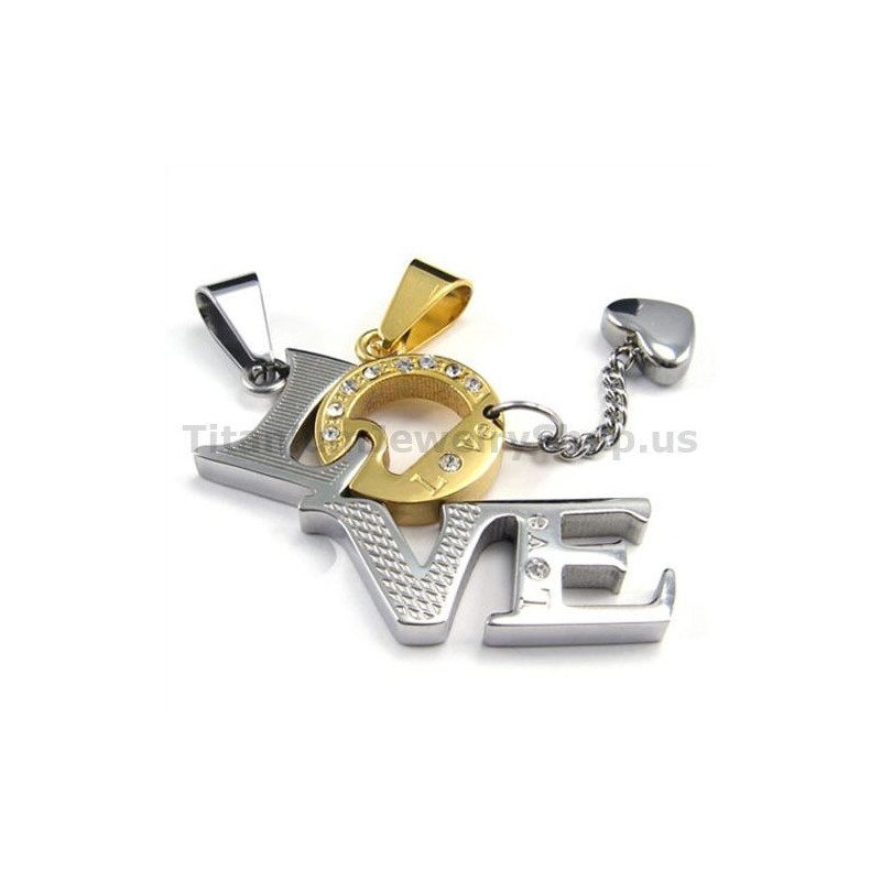 Zlaté Prívesky Pre Milovníkov Titánu S Retiazkami Bez Diamantov