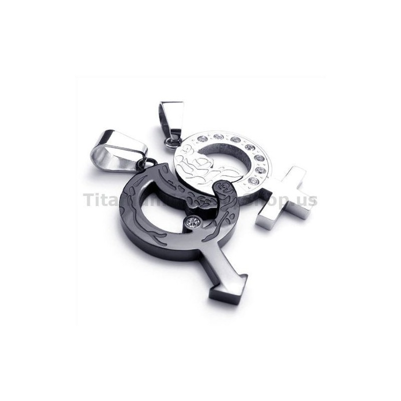 Prívesky Z Čierneho Titánu Pre Milovníkov S Retiazkami Bez Diamantov